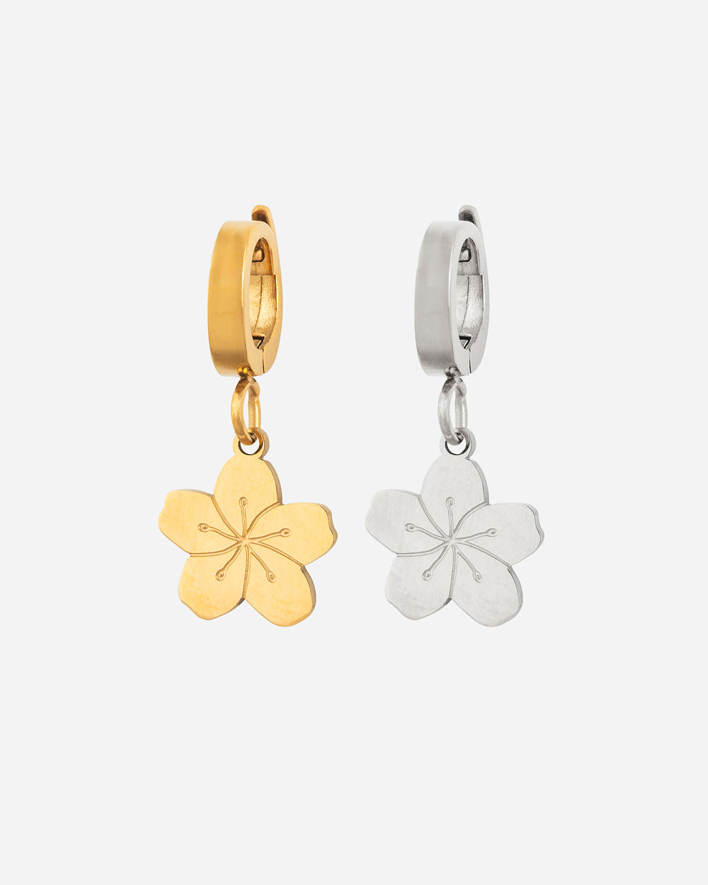 CIONDOLO Fiore Tropicale - Argento